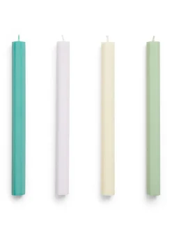 HAY Hexagon Candle 4 Stk., fresh fra> Stearinlys