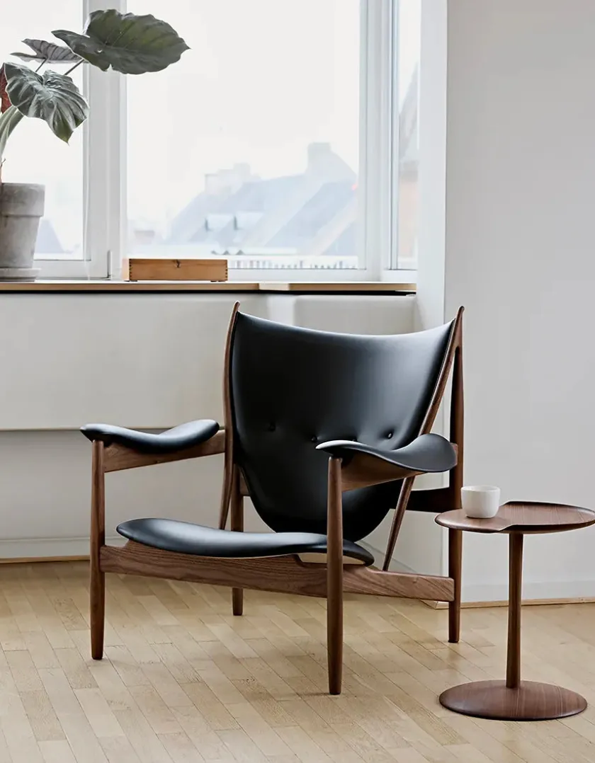 House of Finn Juhl Høvdingestol, eg klar olie af Finn Juhl> Lænestole