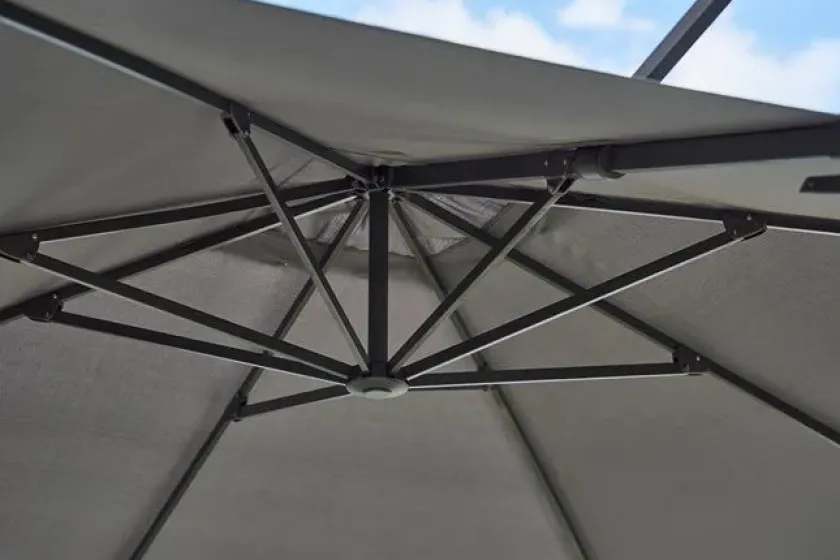 Cane-line Hyde Luxe Parasol, 3x4 m inkl. fod fra> Parasoller