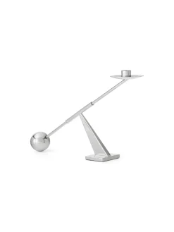 Audo Copenhagen Interconnect Candle Holder - small, stainless steel fra><noscript><img width=