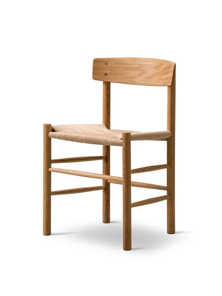 Fredericia Furniture J39 Folkestolen af Børge Mogensen> Spisebordsstole