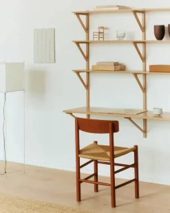 Fredericia Furniture J39 Folkestolen, indigo blue af Børge Mogensen><noscript><img width=
