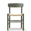 Fredericia Furniture J39 Folkestolen, Khaki grøn af Børge Mogensen> Spisebordsstole