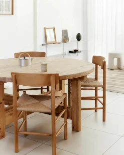 Fredericia Furniture J39 Folkestolen, Khaki grøn af Børge Mogensen><noscript><img width=