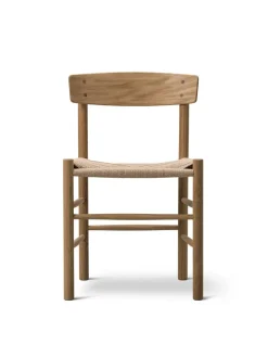 Fredericia Furniture J39 Folkestolen, olieret eg af Børge Mogensen> Spisebordsstole