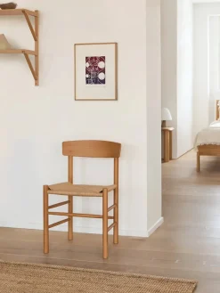 Fredericia Furniture J39 Folkestolen, Pebble grey af Børge Mogensen><noscript><img width=