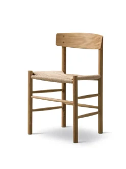 Fredericia Furniture J39 Folkestolen, sæbebehandlet eg af Børge Mogensen><noscript><img width=
