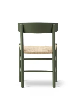 Fredericia Furniture J39 Folkestolen, sortlakeret bøg af Børge Mogensen><noscript><img width=