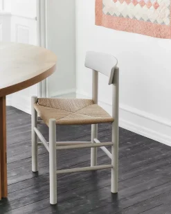Fredericia Furniture J39 Folkestolen, sortlakeret bøg af Børge Mogensen><noscript><img width=