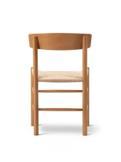 Fredericia Furniture J39 Folkestolen, sortlakeret bøg af Børge Mogensen><noscript><img width=