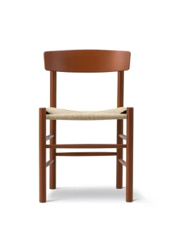 Fredericia Furniture J39 Folkestolen, sortlakeret bøg af Børge Mogensen><noscript><img width=