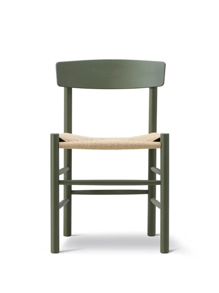 Fredericia Furniture J39 Folkestolen, Vintage lakeret af Børge Mogensen> Spisebordsstole