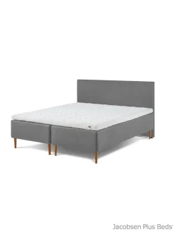 Jacobsen Plus Beds – Sengegavl Curve, Grå> Sengegavle
