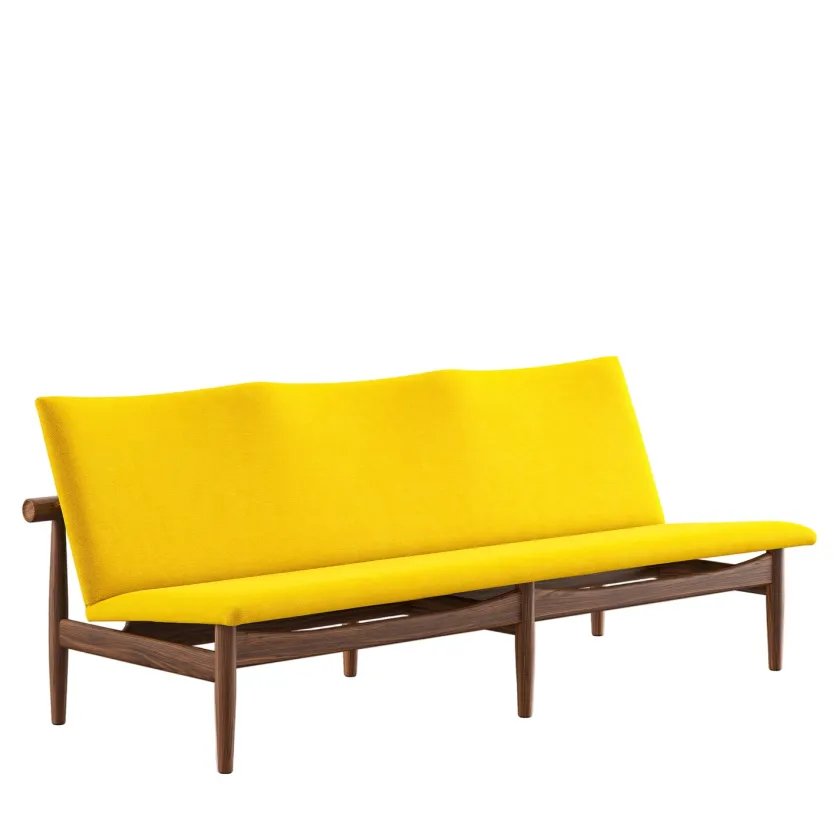 House of Finn Juhl Japan 3 pers. sofa, valnød af Finn Juhl> Sofaer