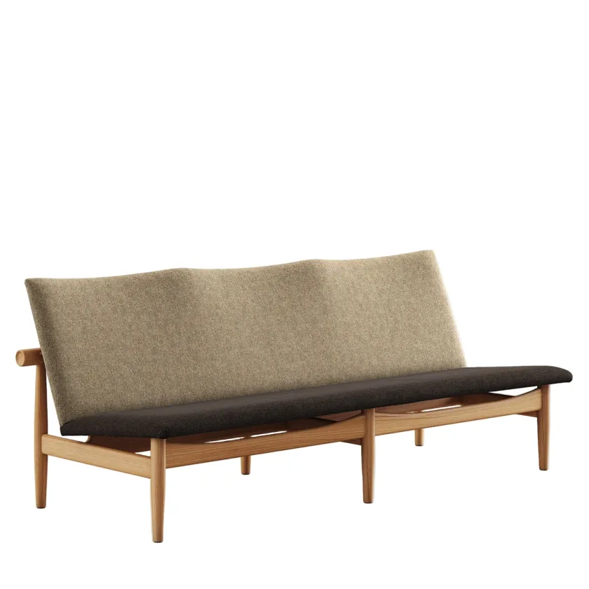 House of Finn Juhl Japan 3 pers. sofa, valnød af Finn Juhl> Sofaer