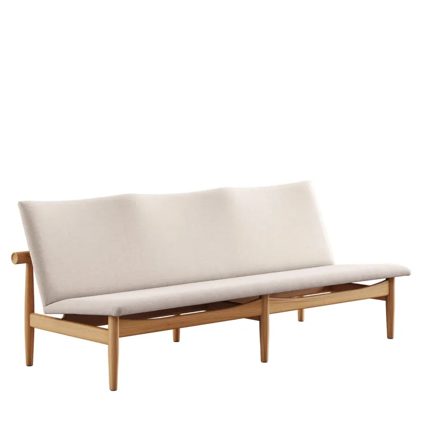 House of Finn Juhl Japan 3 pers. sofa, valnød af Finn Juhl> Sofaer