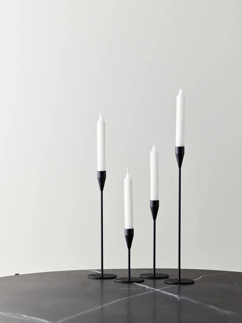 Piet Hein Jupiter Lysestage, messing fra> Lysestager