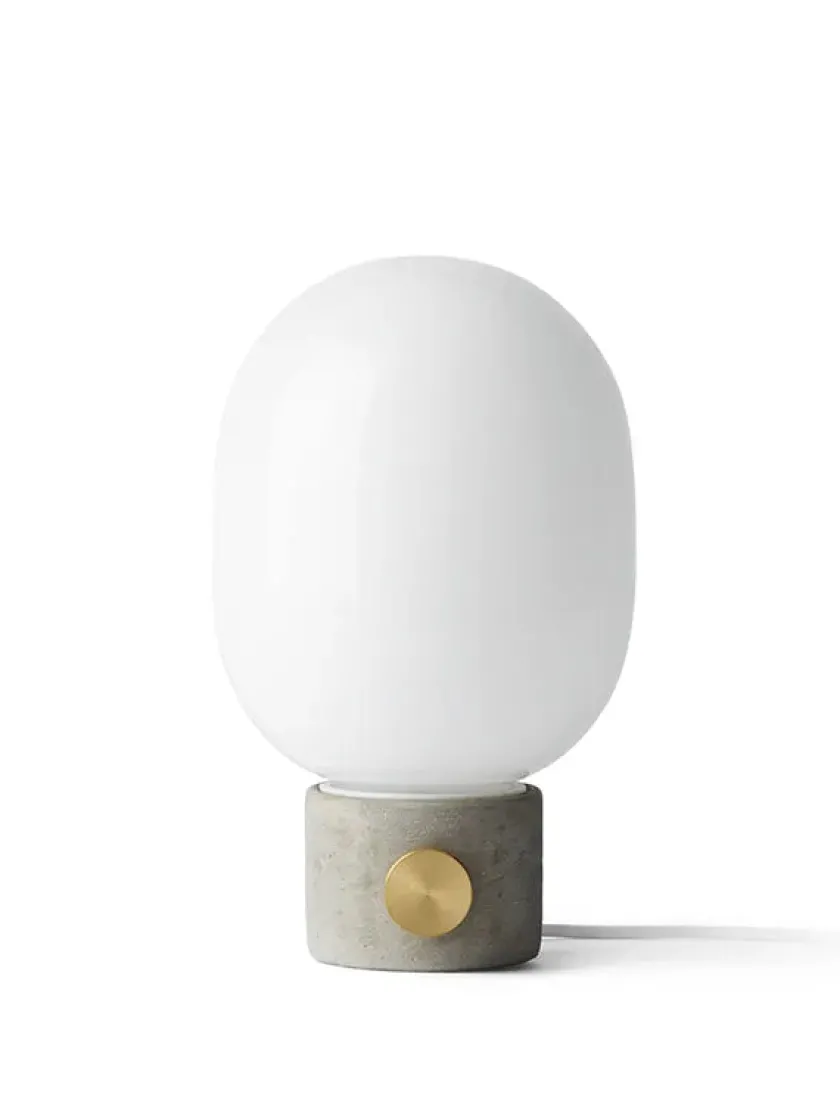 Audo Copenhagen JWDA Table Lamp, red travertine stone fra> Spots