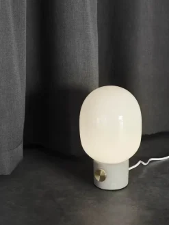 Audo Copenhagen JWDA Table Lamp, red travertine stone fra><noscript><img width=
