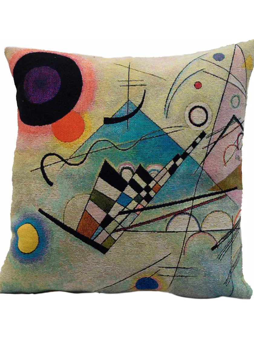 Poulin Design Kandinsky Composition VIII Pude fra> Puder Og Plaider|Puder