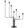 Piet Hein Karlsvognen Table Lysestage, sort fra> Lysestager