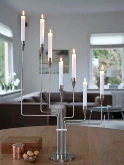 Piet Hein Karlsvognen Table Lysestage, sort fra><noscript><img width=