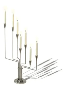 Piet Hein Karlsvognen Table Lysestage, sort fra><noscript><img width=