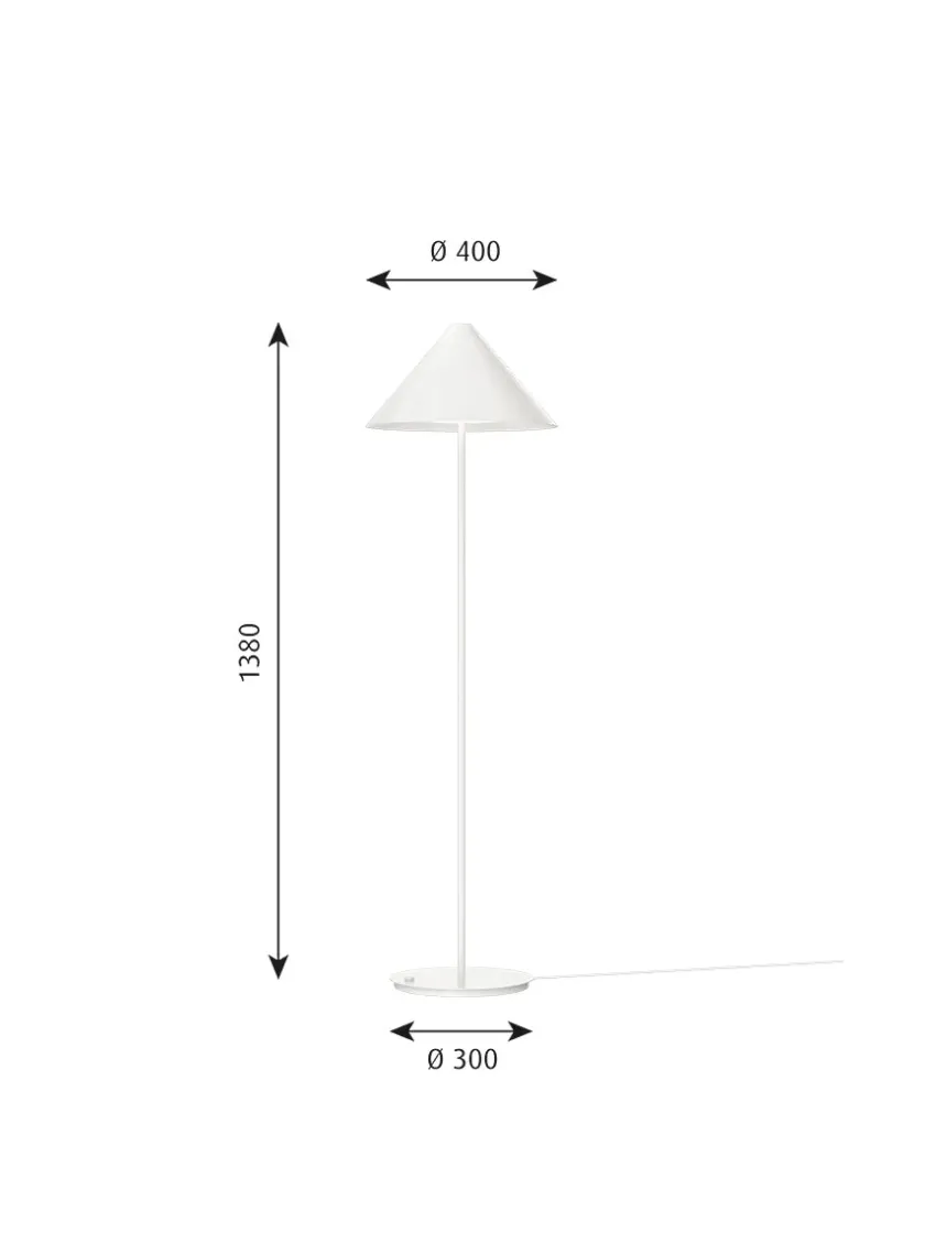 Louis Poulsen Keglen Gulvlampe fra> Gulvlamper|Spots