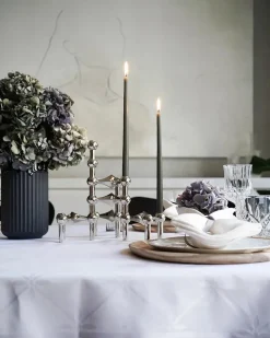 STOFF Nagel Kertelys til Nagel Lysestage, dusty green fra> Stearinlys|Lysestager