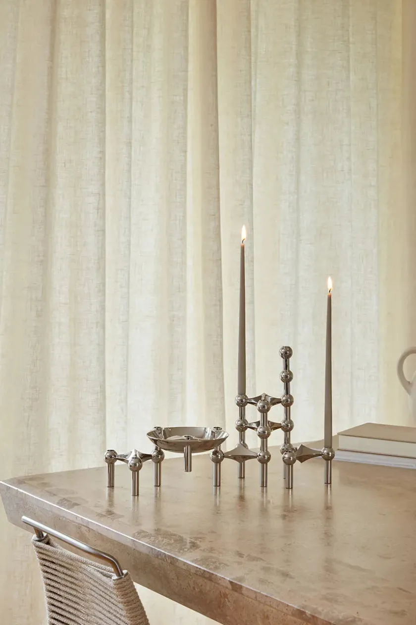 STOFF Nagel Kertelys til Nagel Lysestage, dusty green fra> Stearinlys|Lysestager