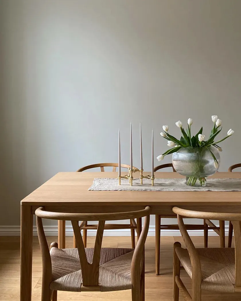 STOFF Nagel Kertelys til Nagel Lysestage, dusty green fra> Stearinlys|Lysestager