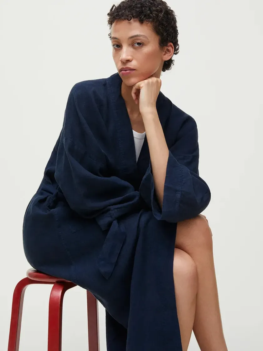 Aiayu Kimono Linen, tender fra> Tøj|Badeværelsestekstiler