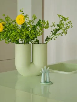 Muuto Kink Vase, light green fra> Vaser