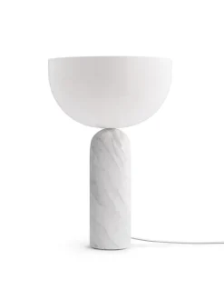 New Works Kizu Bordlampe Large, White Marble fra><noscript><img width=