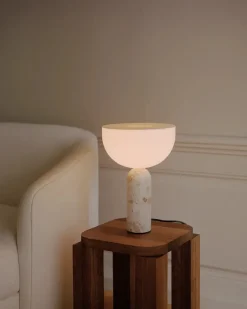 New Works Kizu Bordlampe Small, Grey Marble fra><noscript><img width=