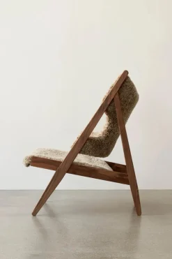 Audo Copenhagen Knitting Lounge Chair, Sheepskin fra> Loungestole|Lænestole
