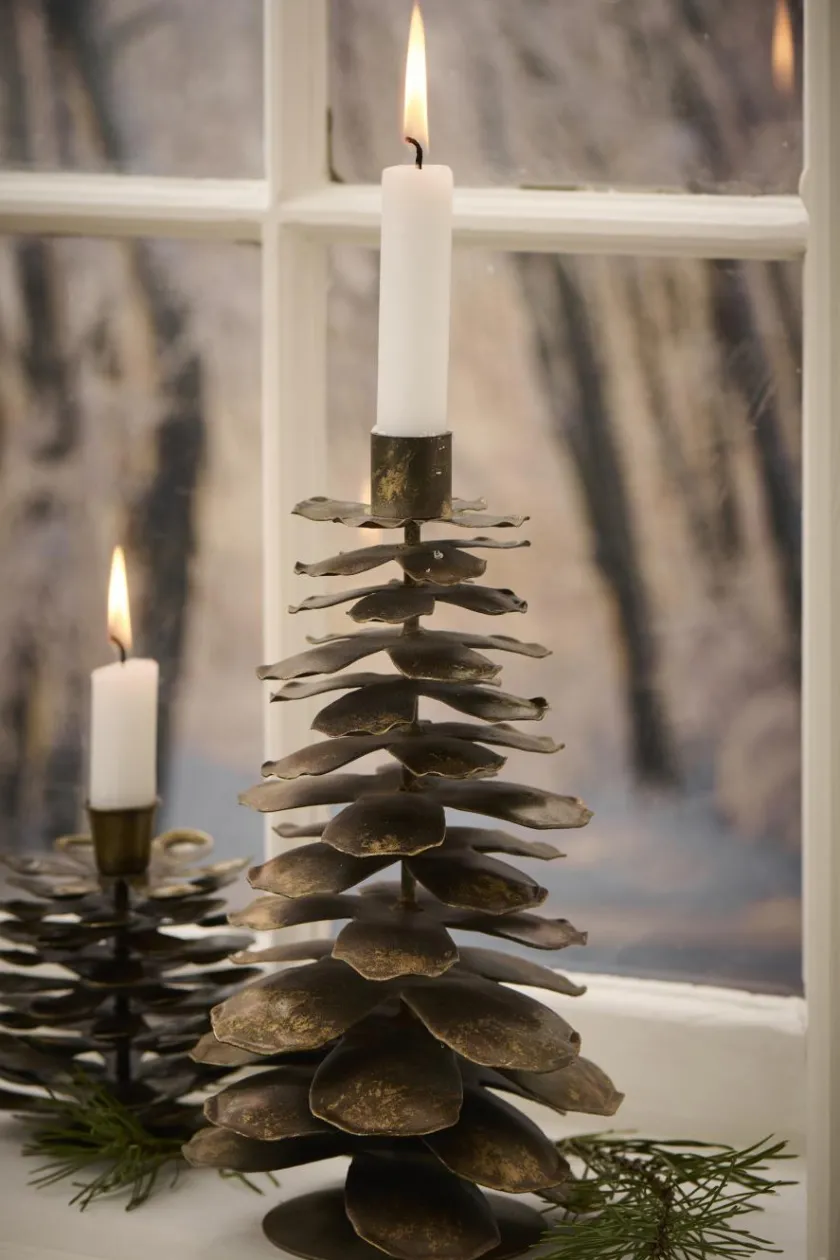 Ib Laursen Kogle Lysestage til 2,2 cm lys fra> Kalenderlys & Julelysestager|Adventsstager