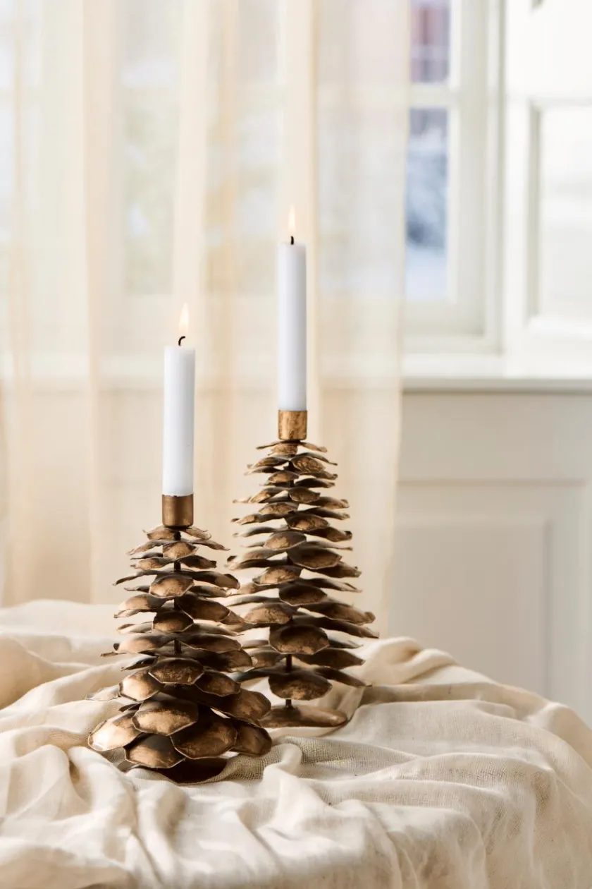 Ib Laursen Kogle Lysestage til 2,2 cm lys fra> Kalenderlys & Julelysestager|Adventsstager