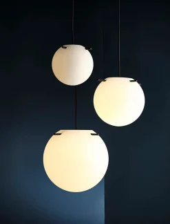 Frandsen Koi Pendel, white/black Ø25 fra> Pendler|Spots