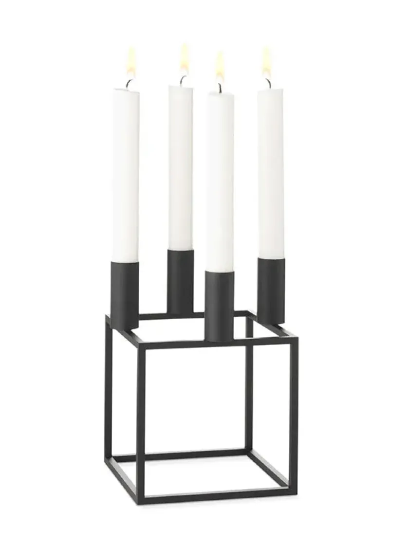 Audo Copenhagen Kubus 4 Lysestage, hvid fra> Adventsstager|Lysestager