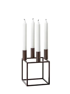 Audo Copenhagen Kubus 4 Lysestage, olive fra><noscript><img width=
