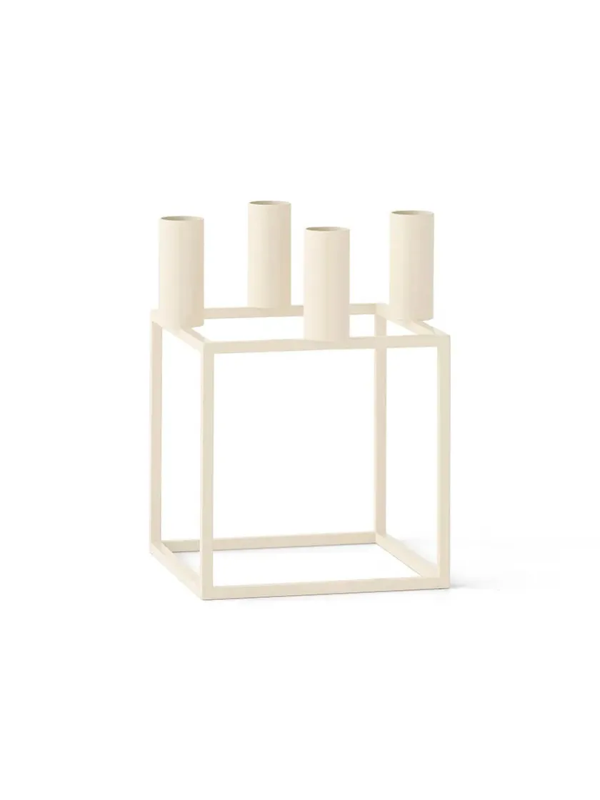 Audo Copenhagen Kubus 4 Lysestage, sort fra> Adventsstager|Lysestager