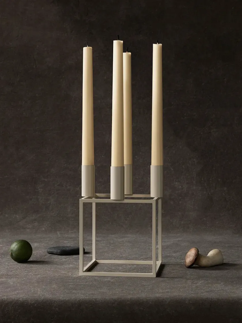 Audo Copenhagen Kubus 4 Lysestage, sort fra> Adventsstager|Lysestager