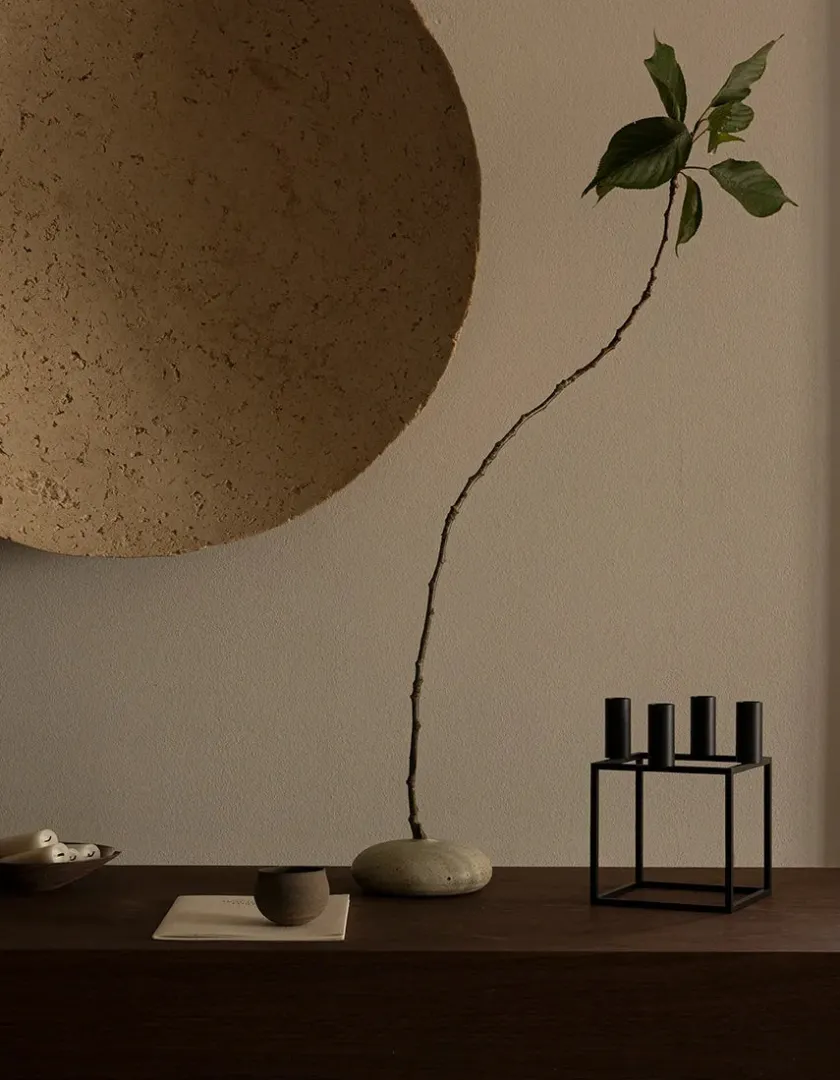 Audo Copenhagen Kubus 4 Lysestage, sort fra> Adventsstager|Lysestager