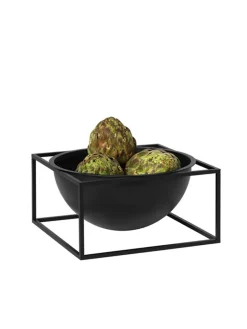 Audo Copenhagen Kubus Bowl Centerpiece Large, sort fra><noscript><img width=