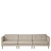 FDB Møbler L42 Firhøj Sofa 3-Personers, beige fra> Sofaer
