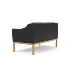 FDB Møbler L45 MK154 2 pers. sofa, cognac læder af Mogens Koch><noscript><img width=