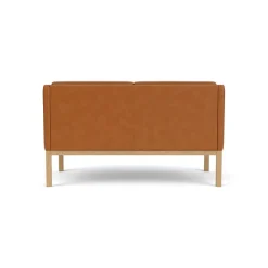 FDB Møbler L45 MK154 2 pers. sofa, sort læder af Mogens Koch><noscript><img width=