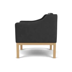 FDB Møbler L46 MK155 lænestol, cognac læder af Mogens Koch><noscript><img width=