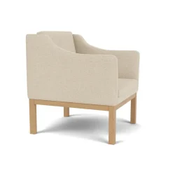 FDB Møbler L46 MK155 lænestol, cognac læder af Mogens Koch><noscript><img width=